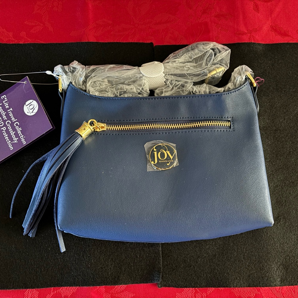 Joy Mangano Navy Crossbody